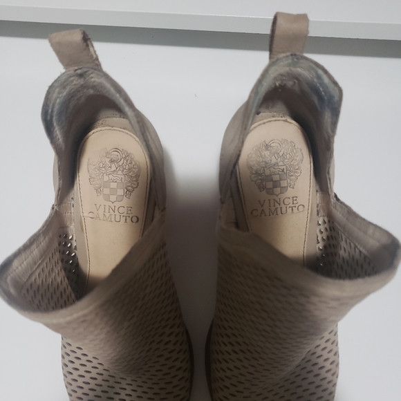 Vince Camuto Open Toe Booties - Picture 6 of 6